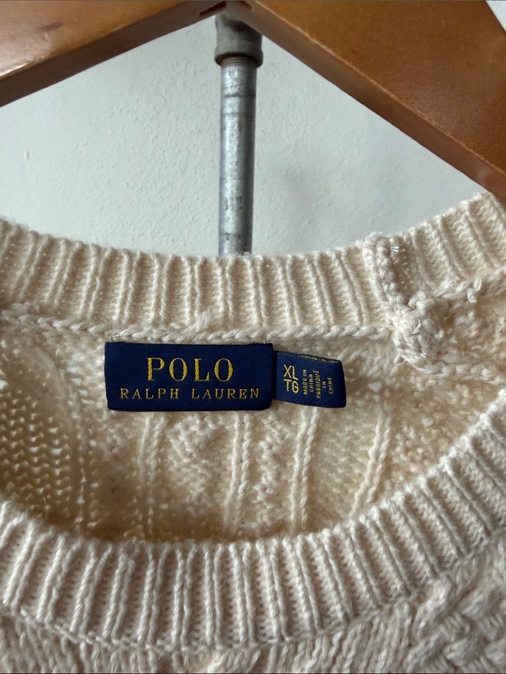 Polo Ralph Lauren Cable Knit Sweater Size XL - Picture 2 of 3